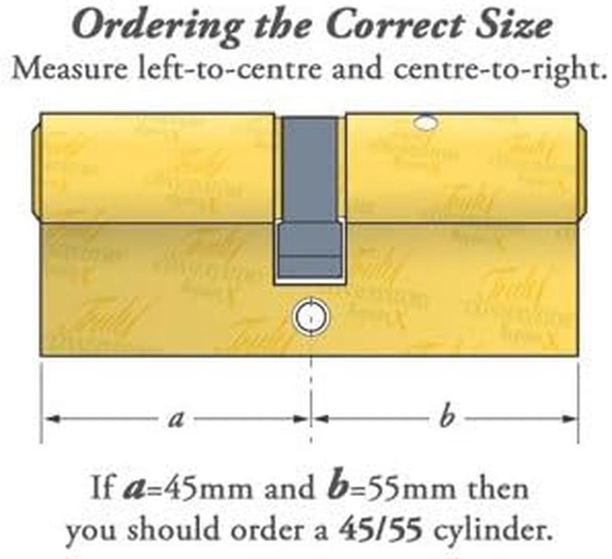 Yale PKM3545-PB Euro Double 1 Star Kitemarked Cylinder, 3 Keys Supplied, High Security, Visi Packed, Suitable for All Door Types, Brass Finish, 35:10:45 (90 Mm)
