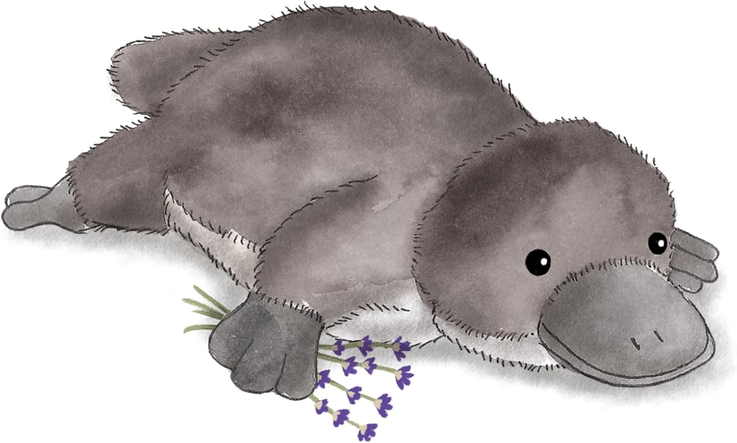 Warmies Microwavable Platypus Plush Heat Pad, Hot or Cold Cuddly Plush, Lightly Scented with French Lavender, Soft Microwave Heat Cushion image number 2