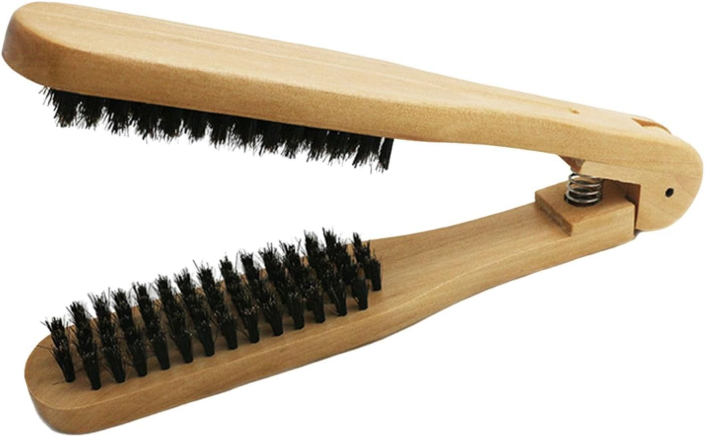 Perfeclan Hair Straightening to Use Hairbrush anti Static V Shaped Comb Clip