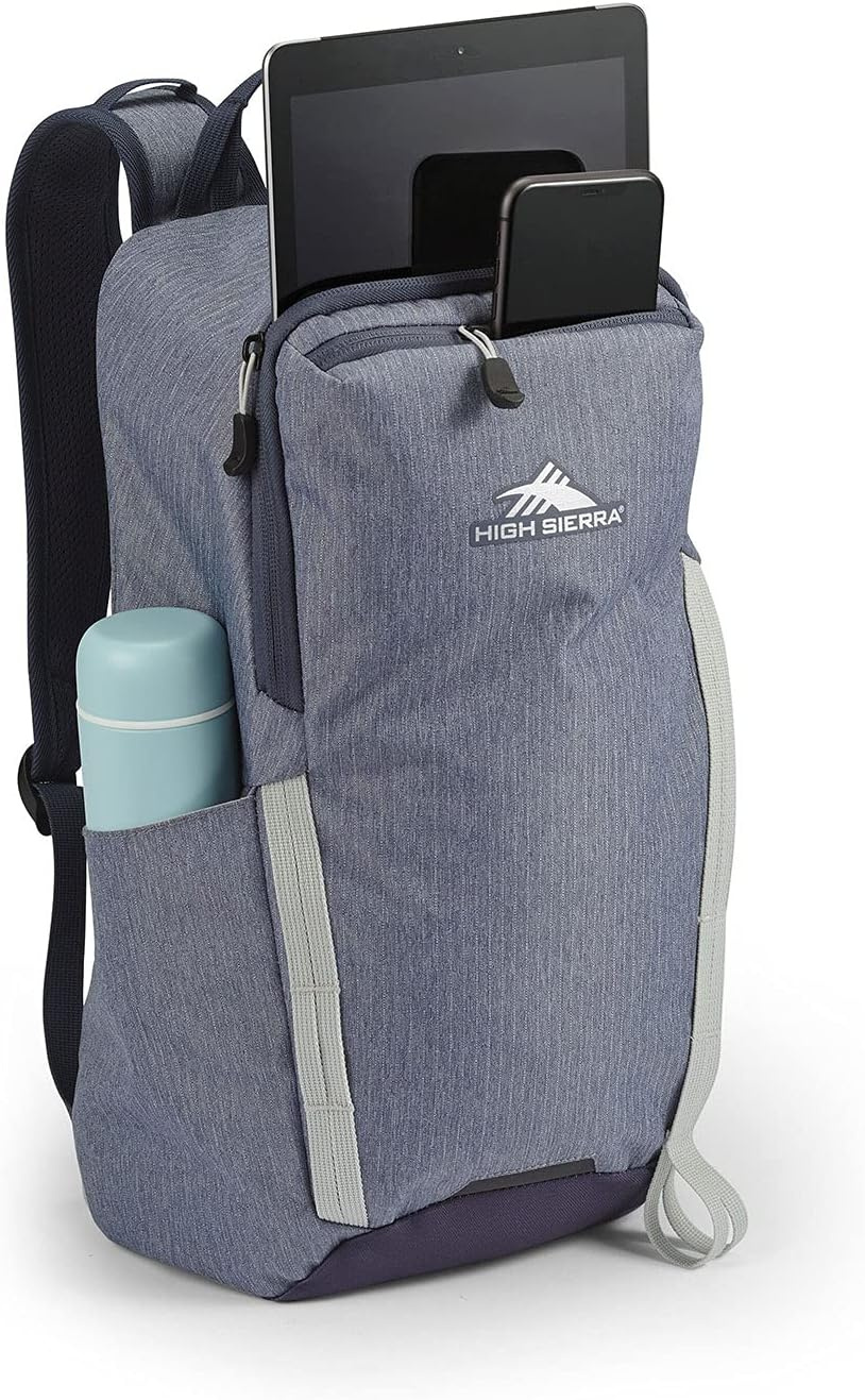 High Sierra outside Commuter Daypack, Grey Blue, 18L, Grey Blue, 18L, outside Commuter Daypack image number 3