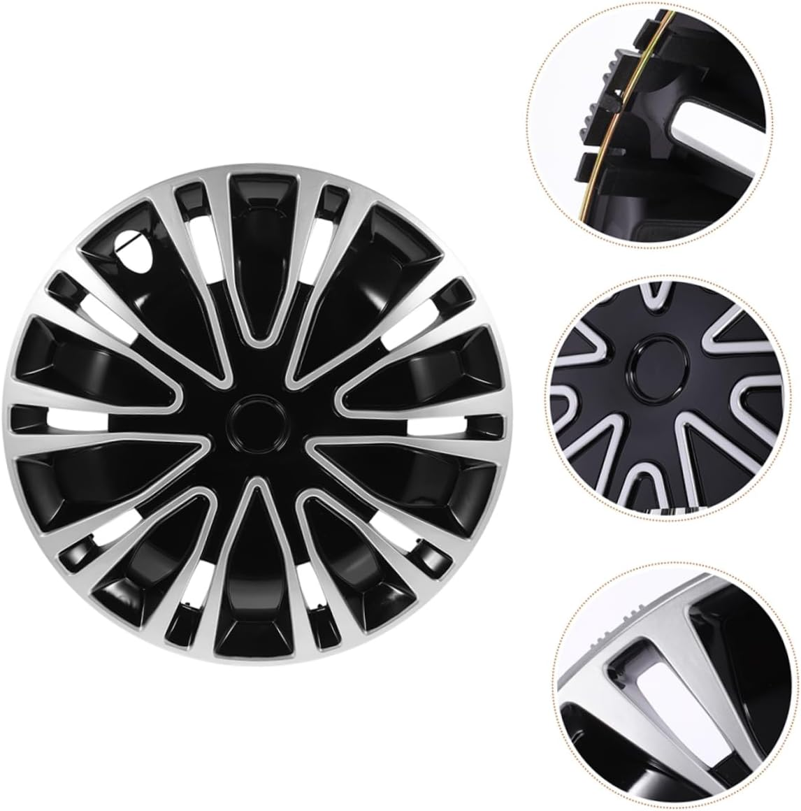 SOLUSTRE 2Pcs Hubcap Decoration Car Wheel Hub Cover Automotive Decorative Hub Caps for Cars image number 5