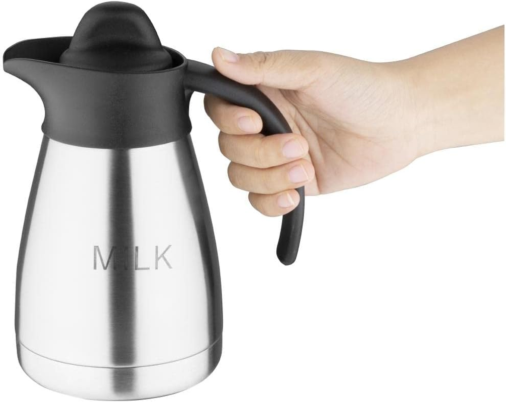 Olympia Screwtoped Vacuum Etched Milk Jug, 0.5 Litre Capacity image number 2