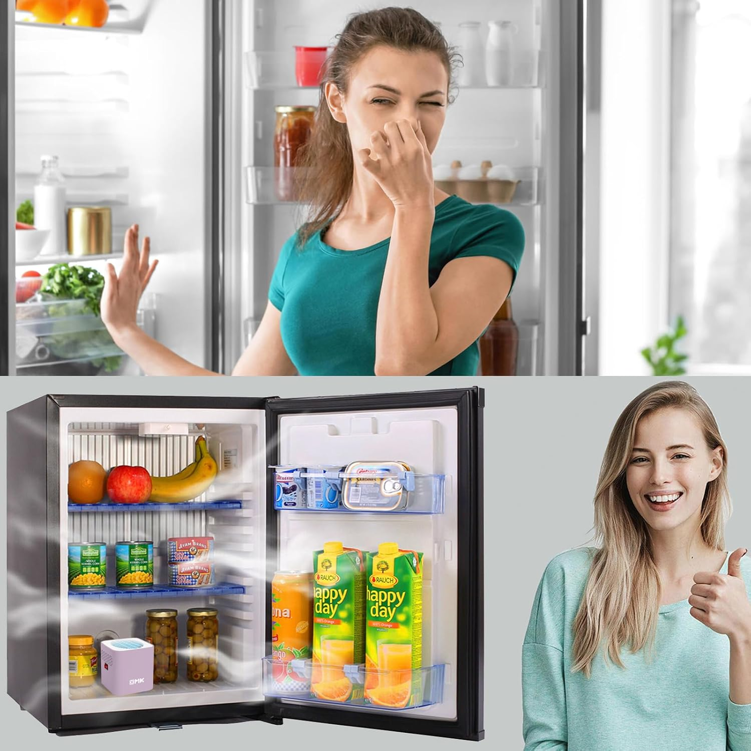 XMK RV Fridge Fan, 3,000 RPM Motor RV Refrigerator Fan with Easy on and off Switch, Multiple Side Vents Cools Refrigerator inside Efficiently, Durable Construction, Keeps Food Fresher Longer (Purple) image number 6