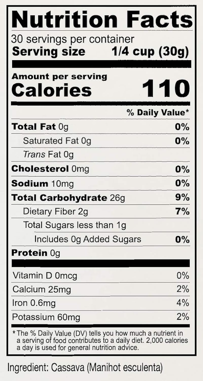 Anthony'S Cassava Flour, 2Lbs, Batch Tested Gluten Free, Non Gmo, Vegan image number 6