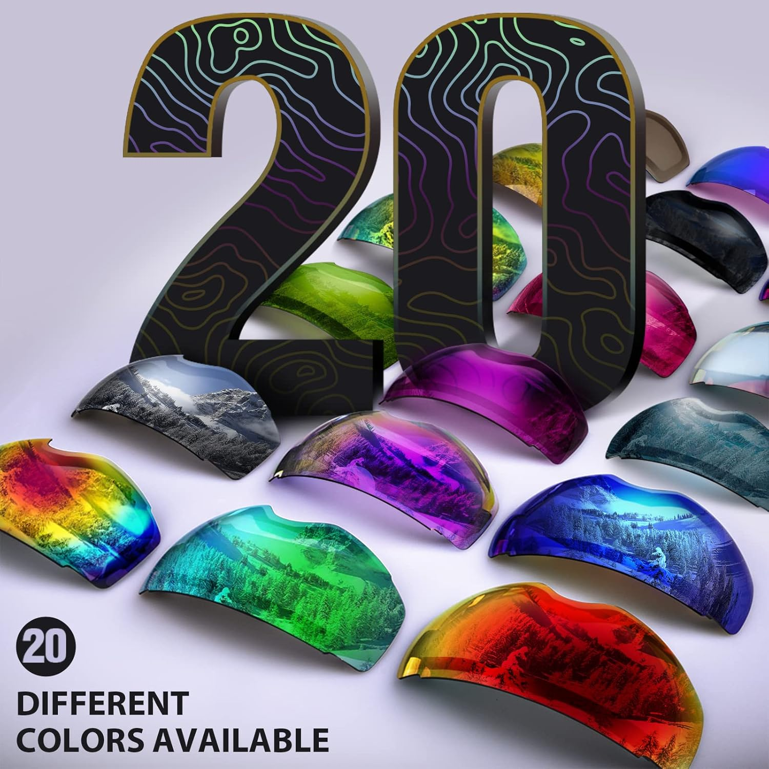 Outdoormaster Ski Goggles PRO - Frameless, Interchangeable Lens 100% UV400 Protection Snow Goggles for Men & Women (VLT 15% Blue Lens with Free Protective Case) image number 4