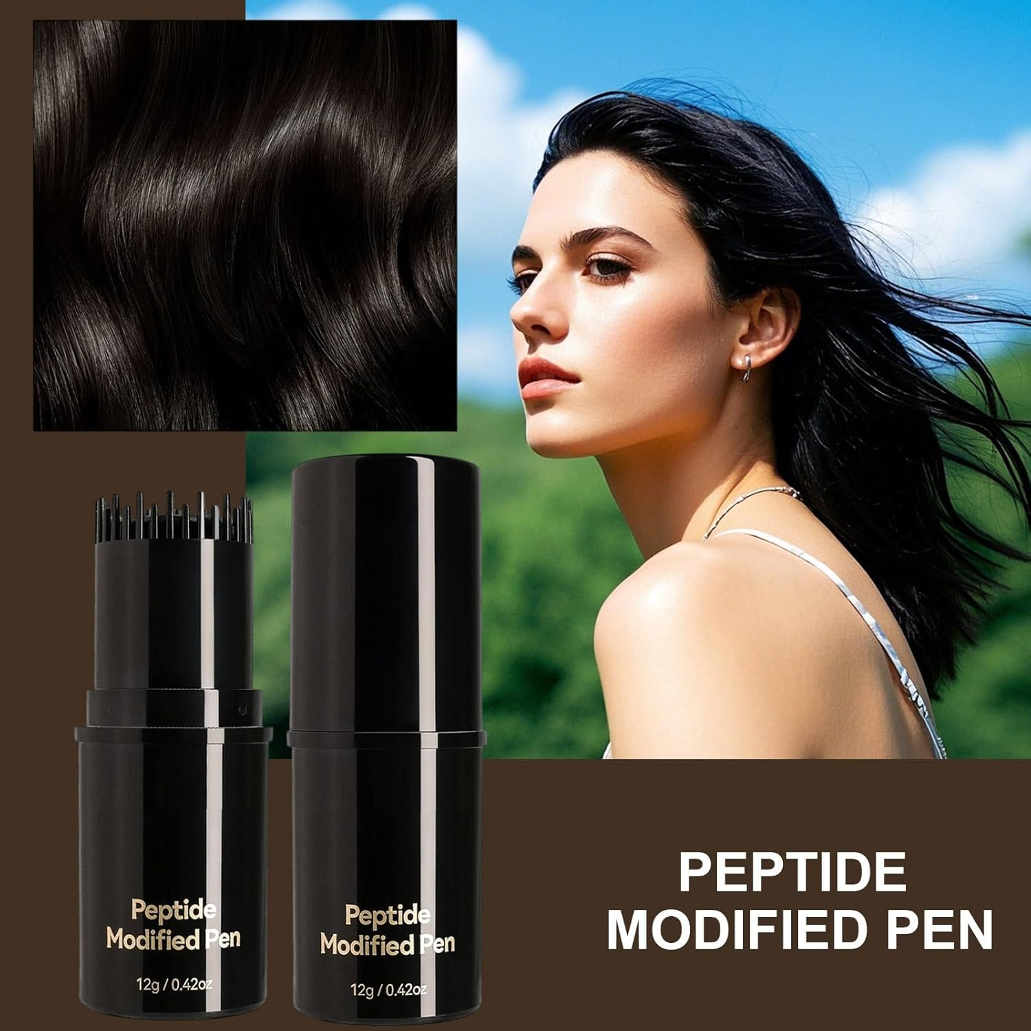 Hair Dye Comb - Instant Black Brush Portable | Natural Color Comb Beard Hair Dye,For Styling Grooming Long Short Salon Stylist Beard Grooming Travel Birthday Wedding Women Men - 01 Black image number 5