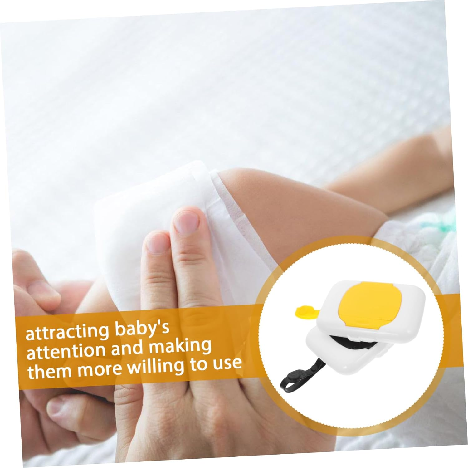 WOONEKY 2Pcs Wet Wipe Holder for Car Decorative Tissue Box Cover Napkin Holder Refillable Wipes Dispenser