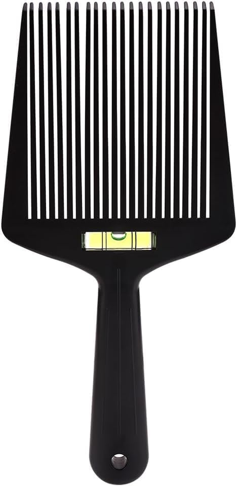 Flat Top Guide Hair Comb, Haircut Level Comb Bang Oil Hair Comb Barber Cutting Angle Adjustment Wide Tooth Comb Styling Tool Hairdress Groom Comb (Black, One Size) image number 3