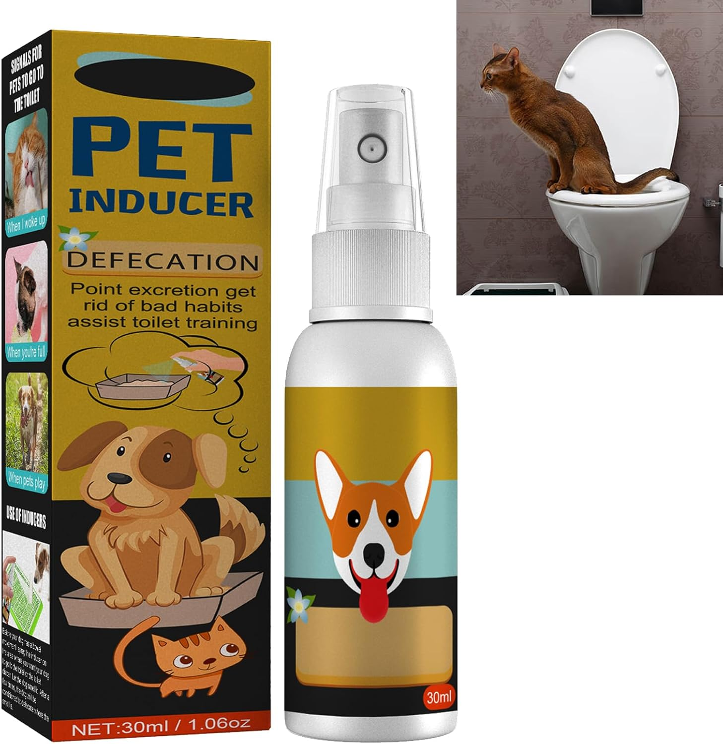 Potty Training Spray, Potty Here Training Aid Spray, Dog Attractant Spray, Potty Training Aid, Puppy Potty Training Spray, Potty Here Training Aid Spray, Puppy Training Spray Dog Cat image number 2