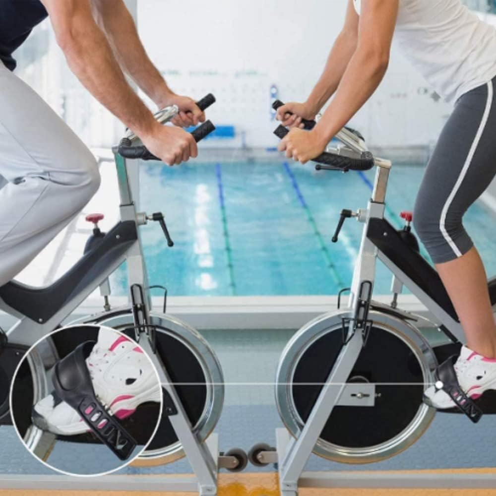 Adjustable Exercise Bike Pedal Straps, 1 Pairs Heavy Duty Non-Slip Pedal Straps Fit Most Bikes, Spinning Exercise Bikes, Stationary Cycle, Bicycle for Home or Gym image number 5