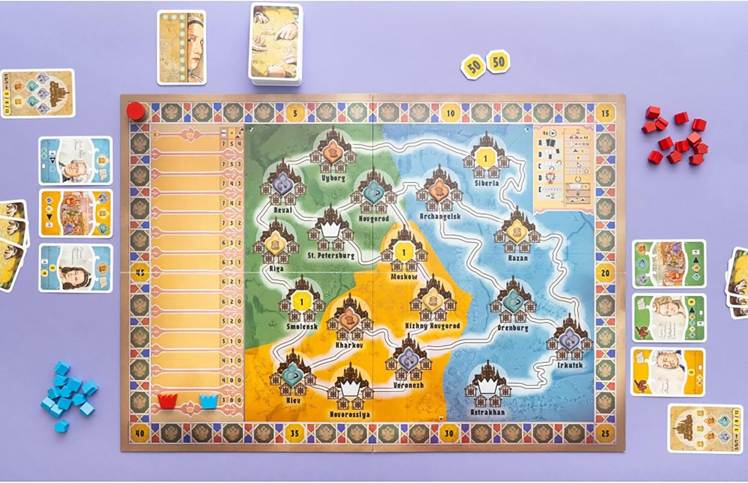Capstone Games Catherine the Cities of the Tsarina Board Games image number 4