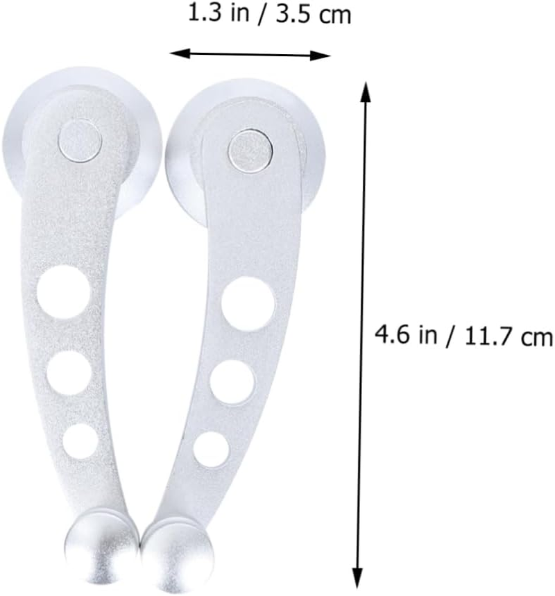 Mobestech Aluminum Car Window Crank Handle 2Pcs Replacement for Universal Fit Vehicle Door with Adapters image number 4
