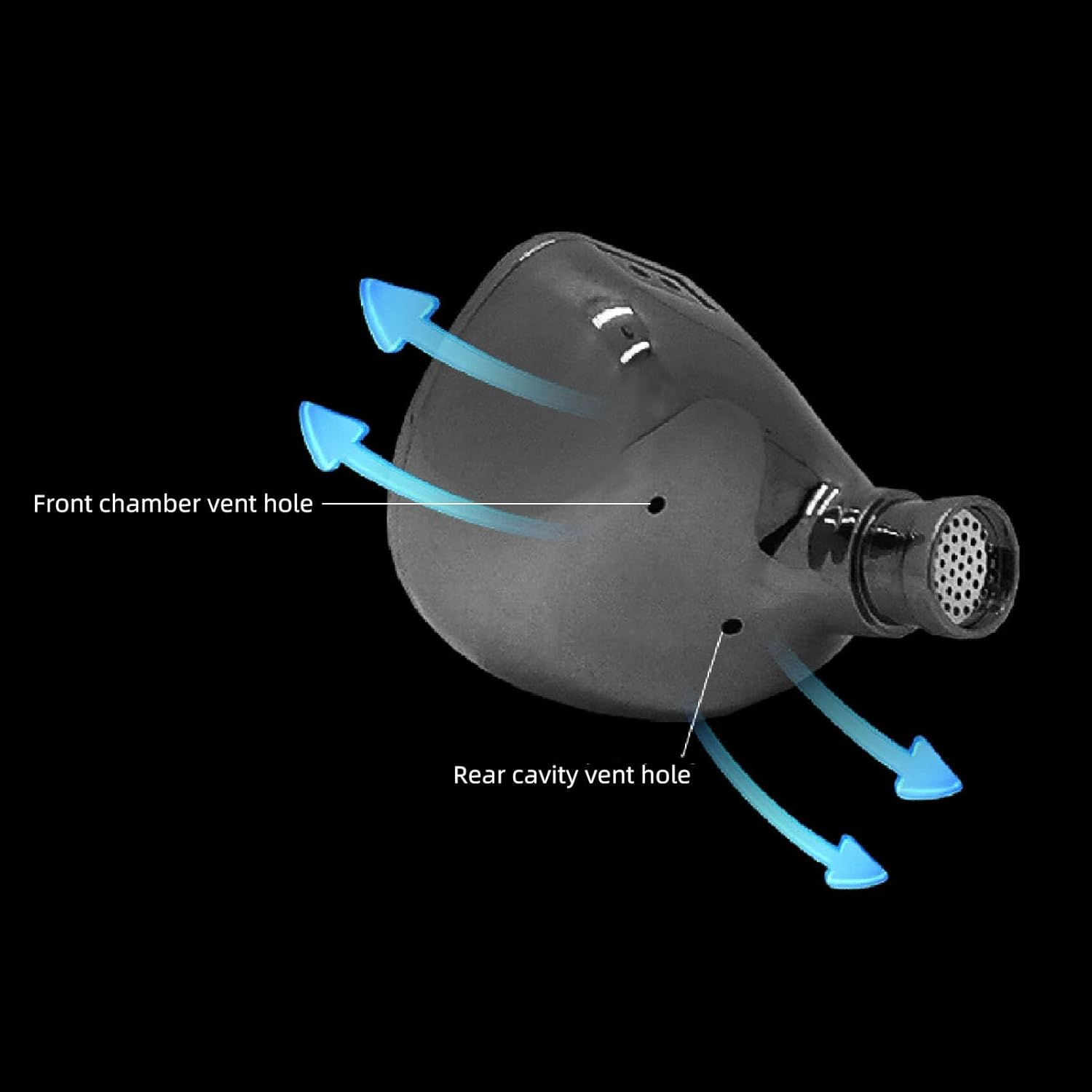 Asixxsix in Ear Monitors Headphones, Hifi Stereo Stage IEM Wired Earbuds with Detachable Cable and Silicone Ear Tips Noise Canceling Sport Earphones for Musicians Audiophiles Singer