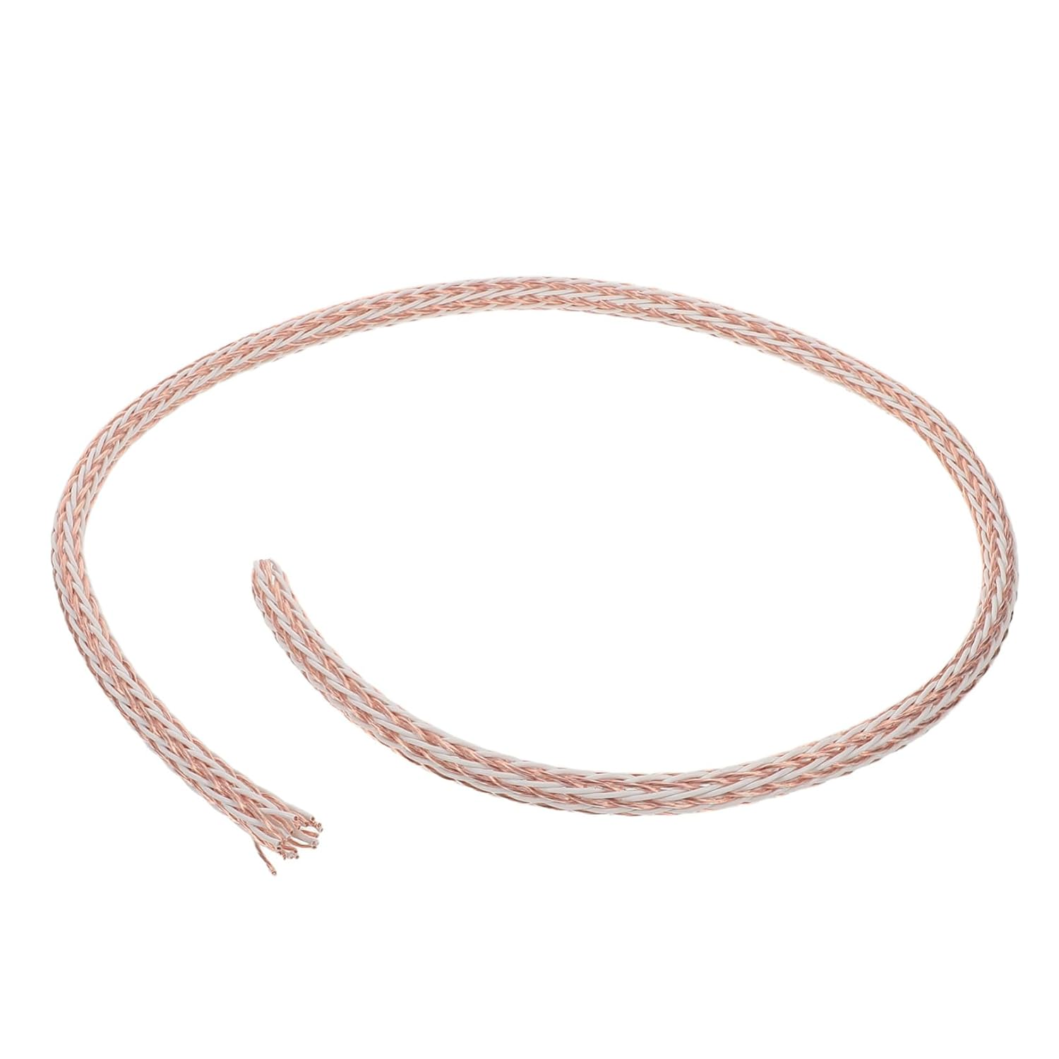 OSALADI 1M Single Crystal Copper Speaker Cable Wire for High End Audio System Amplifier Connection Home Theater Setup