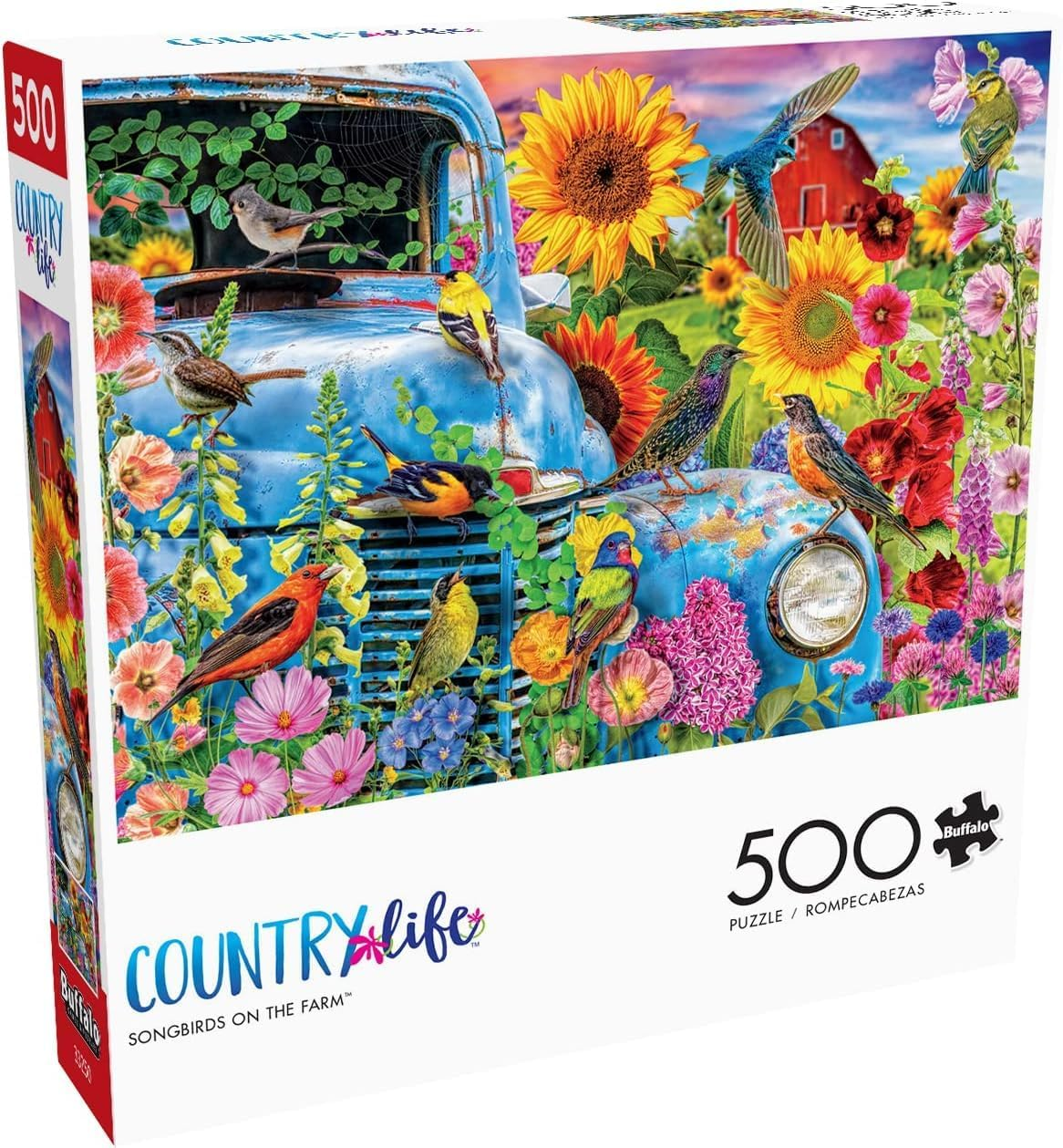 Buffalo Games - Country Life - Songbirds on the Farm - 500 Piece Jigsaw Puzzle image number 5