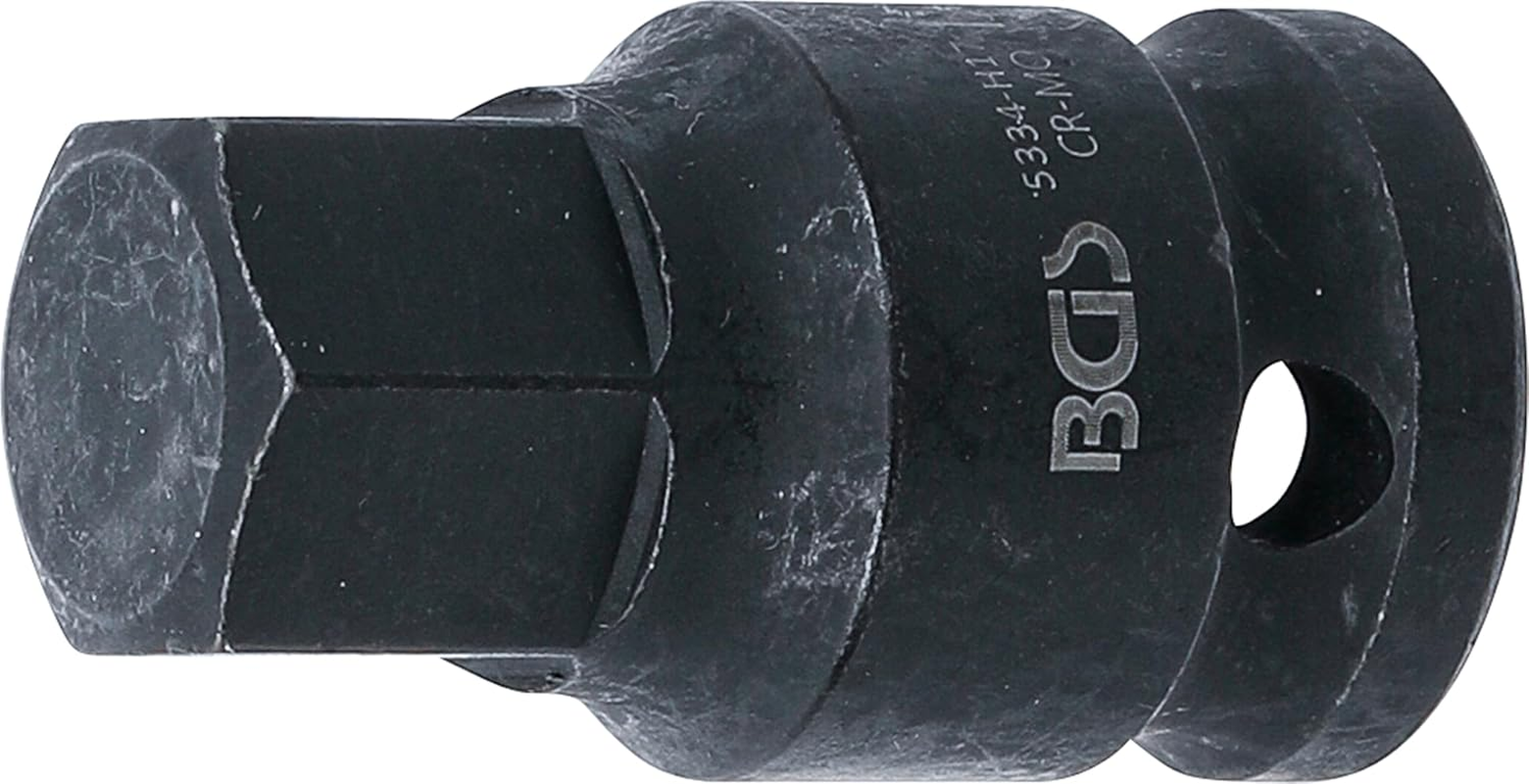 BGS 5334-H17 | Power Bit Insert | 12.5 Mm (1/2 Inch) | Hex Socket 17 Mm image number 1