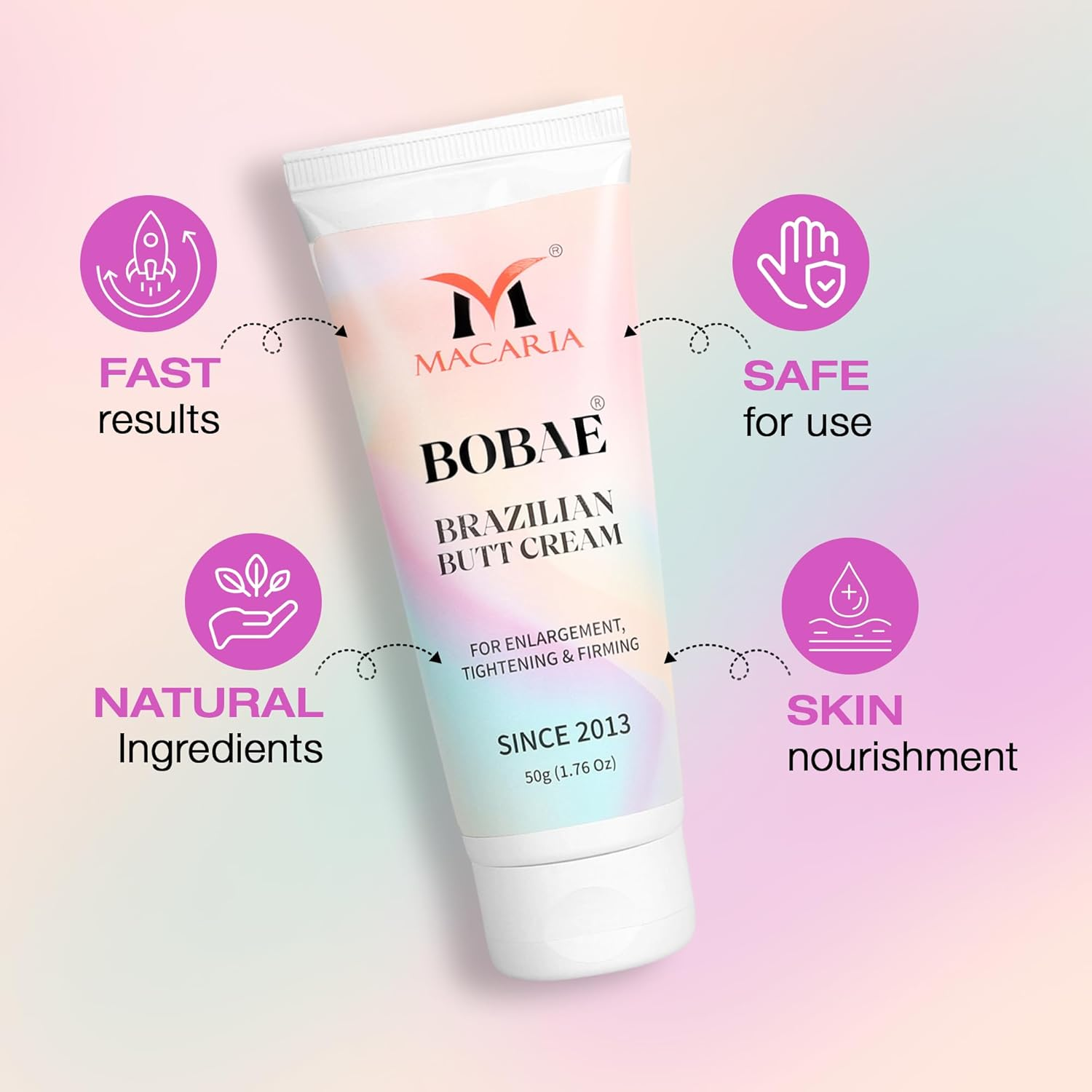 Bobae Brazilian Booty Butt Bum Enhancement Cream Mtf Ass Buttock Enhancement