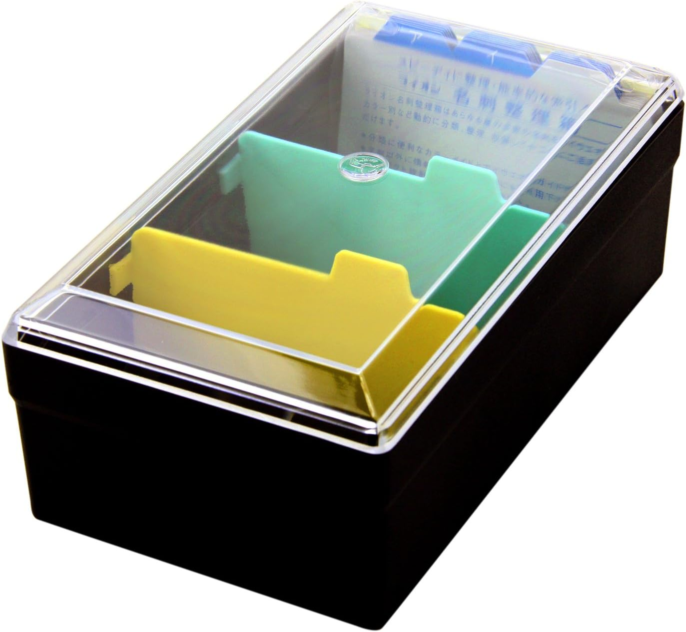 Lion Office Equipment No.51-Bk Business Card Organizer, 500 Pieces, Black image number 3