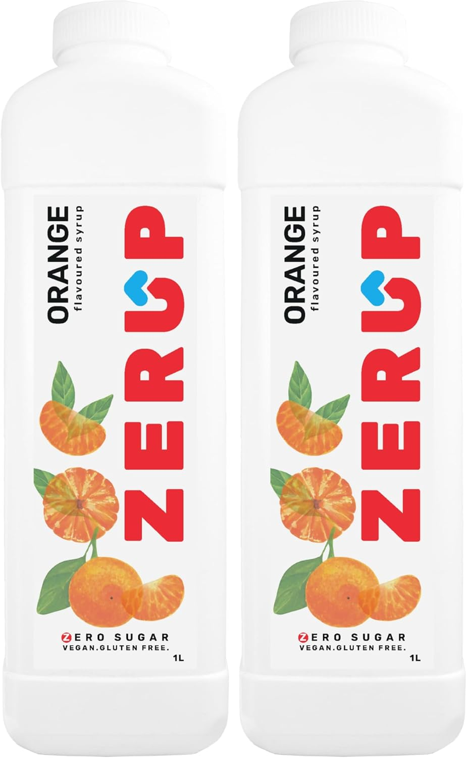 Zerup Zero Sugar Orange Flavoured Syrup 1L Bottles, Sugar Free Syrup, Orange Flavour Drink Mix, Low Calorie Flavourings for Milk Shakes, Cocktails, Teas, Gluten Free, Keto Friendly, Halal image number 3