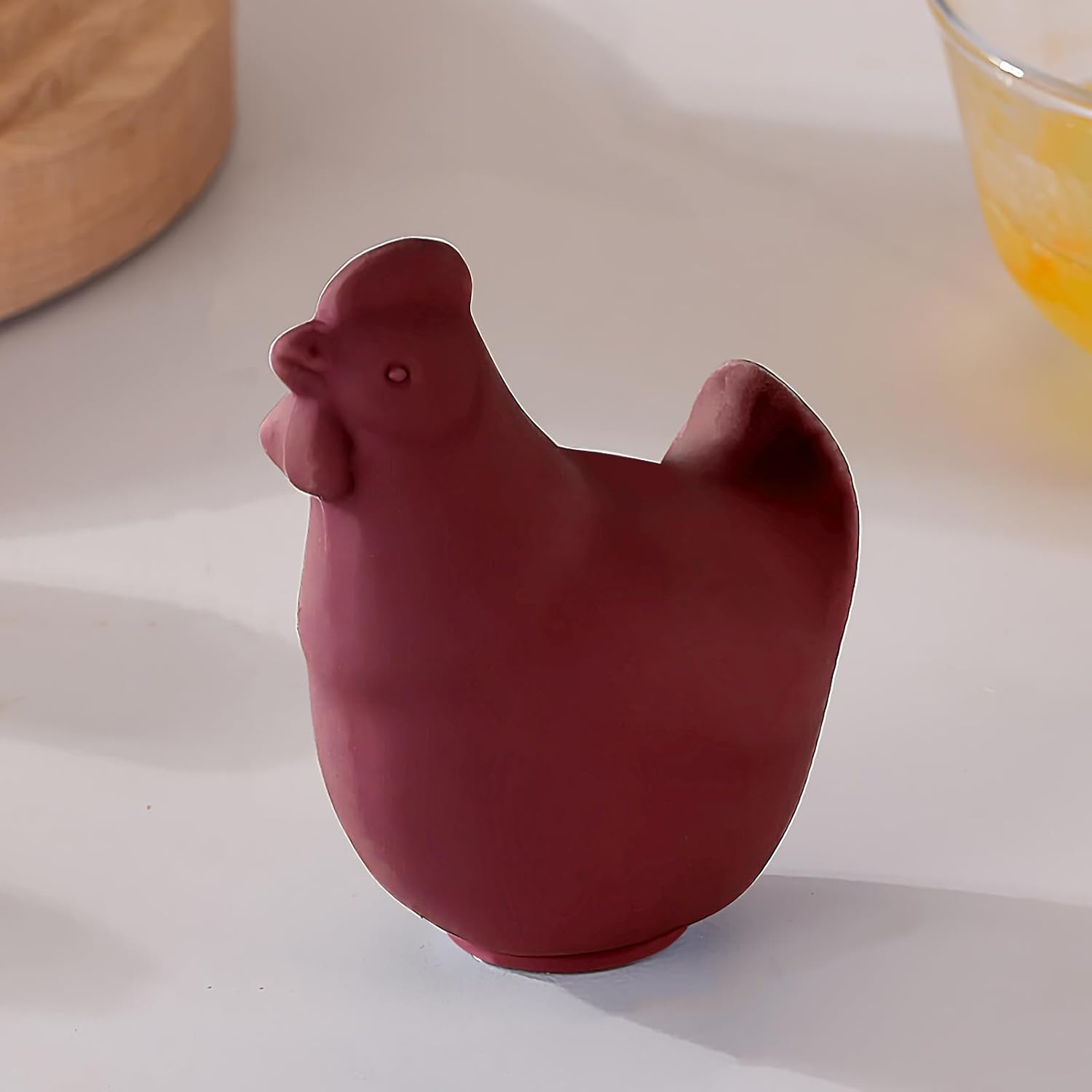 Egg Yolk Separator, Egg Strainer, Silicone Filter Gadgets for Home Baking Chef Outdoor Cooking Restaurant Most Bowl Sizes