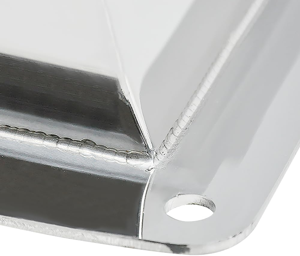 ALSTON Water Feature Waterfall Spillway Cascade Spray Water Curtain Stainless Steel for Indoor Outdoor Garden SPA Pool Fountain 56Cm Wide/27Cm Height Silver image number 1