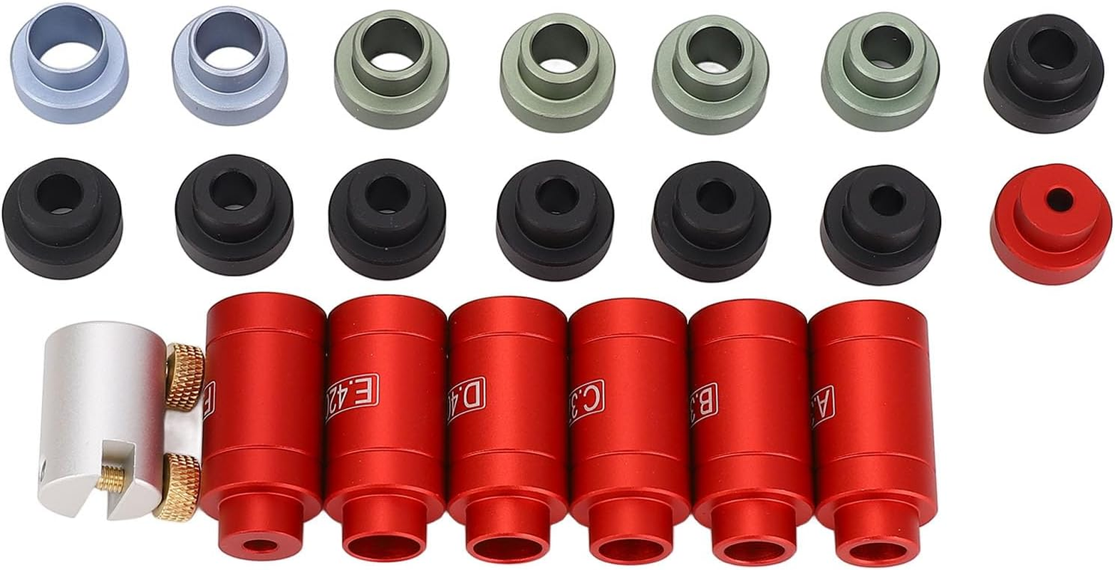 Headspace Gauge, Aluminum Alloy Gauge Comparator Kit, Comparator Headspace Gauge Body Kit, Reloading Kit with Storage Box, Precise Measurement image number 4