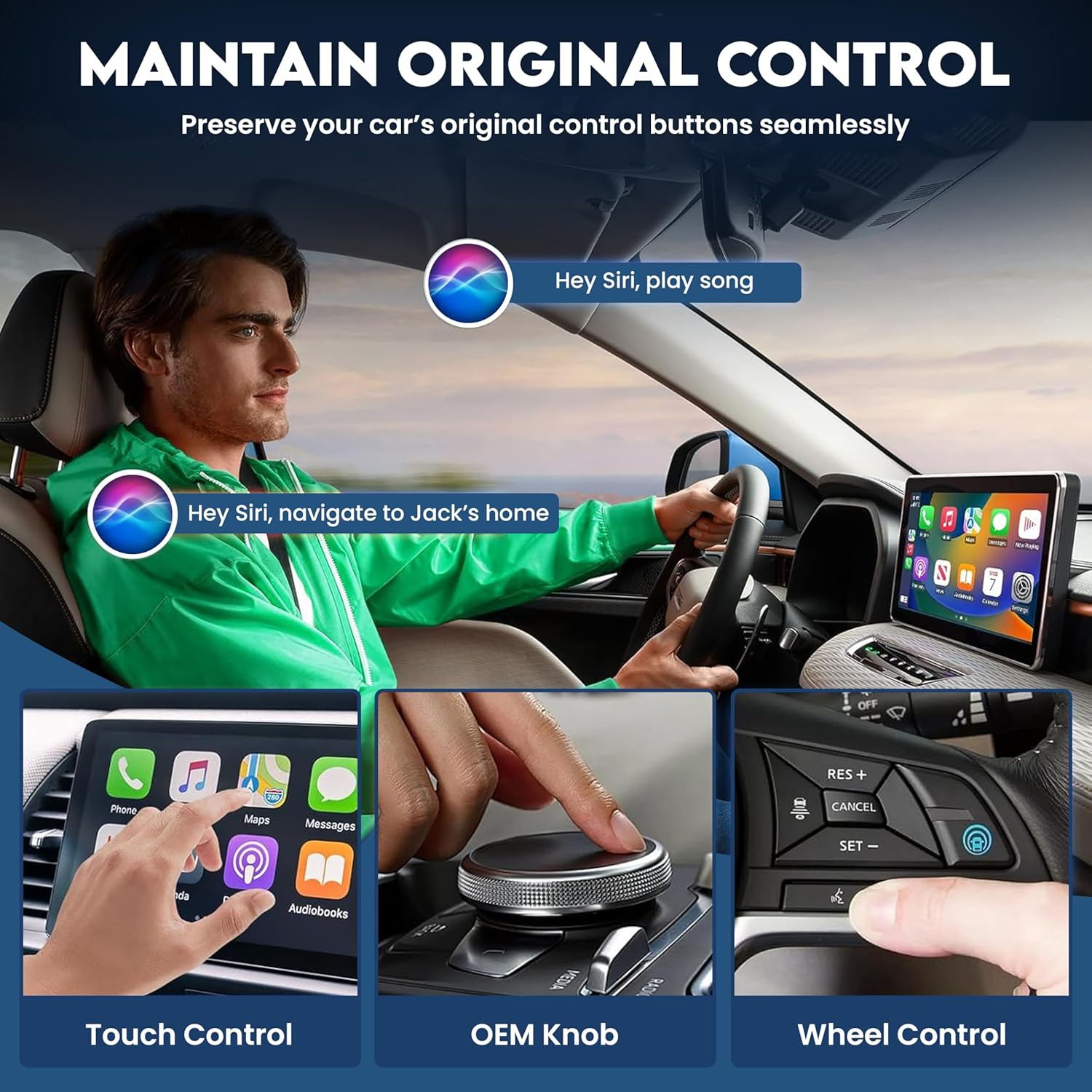 Wireless Carplay Adapter 2025 Upgrade, Converts Wired Carplay to Wireless for Iphone, Plug & Play, Fast & Stable Connection, Mini USB/USB-C Design, Compatible with Cars after 2016 (Ios Only) image number 5