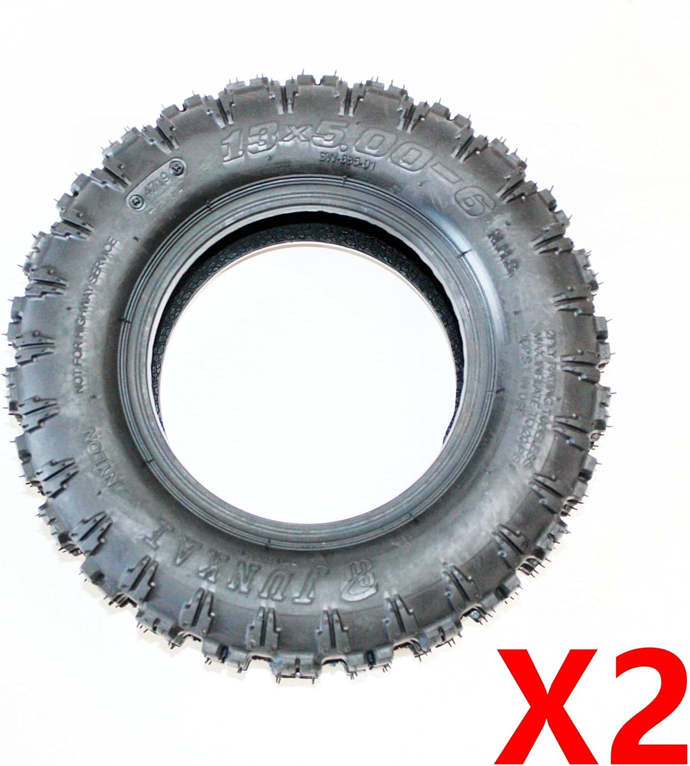 2 X 13 X 5.00-6 Inch Tyres Tires Quad Dirt Bike ATV Gokart Scooter Mini Buggy image number 3