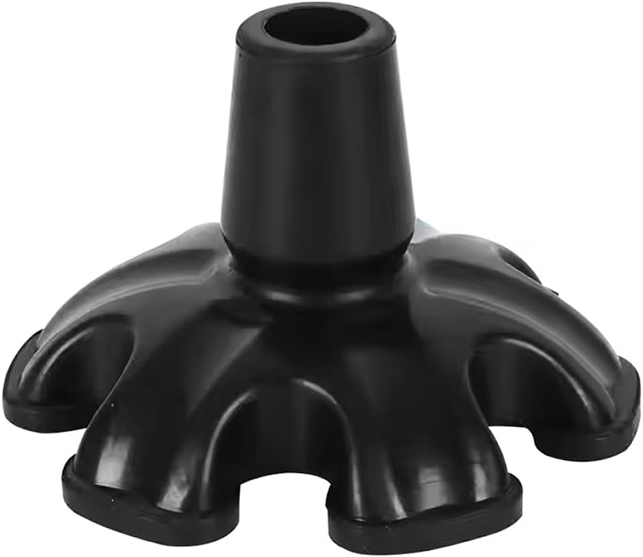 19Mm Rubber Cane Tip, Self Standing Walking Cane Large Based Stand, Walking Sticks and Canes Accessories (Six Tip) image number 2