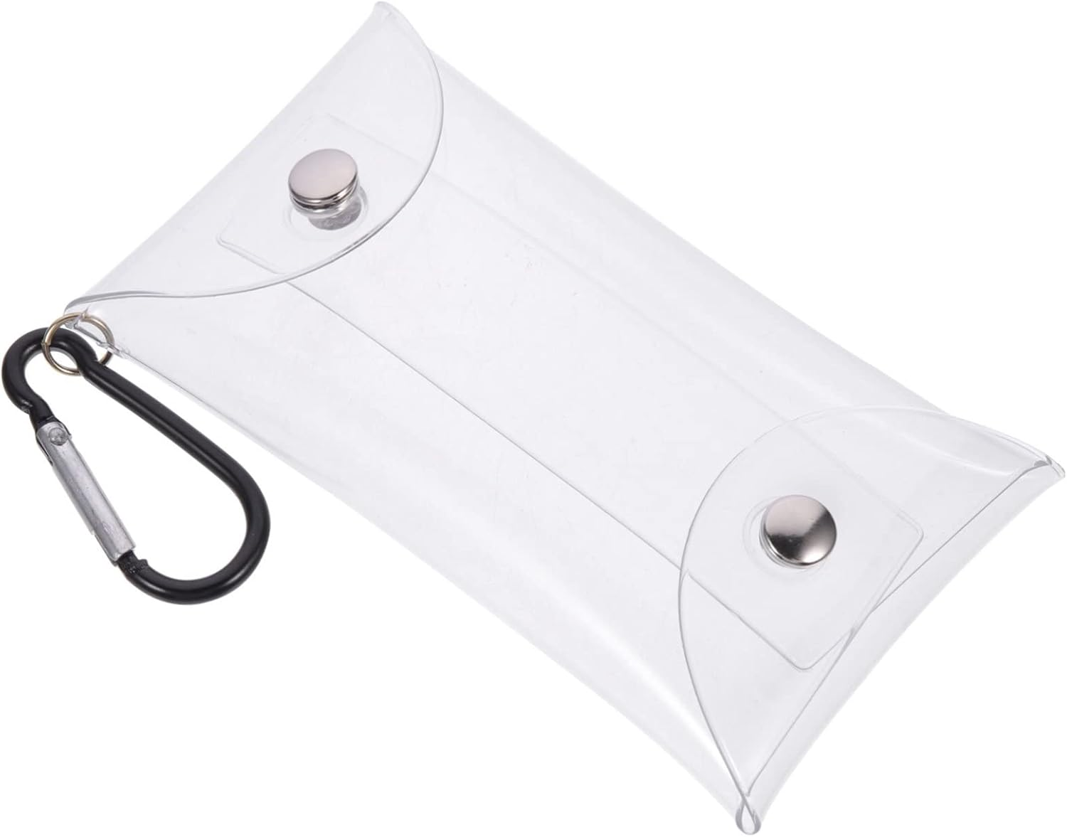 SHERCHPRY 4Pcs Coin Purse See through Keys Bag for Women Small Change Purse Hanging Hook for Travel Toiletries