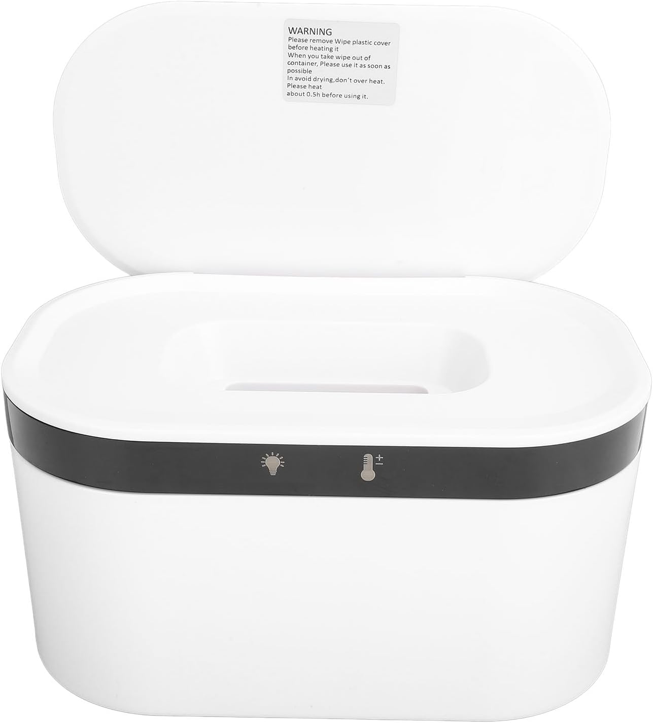 Baby Wipe Warmer, Wet Wipes Heater Dispenser USB Powered with Night Light, Portable Baby Wipes Container Constant Temperature Heating for Travel image number 3