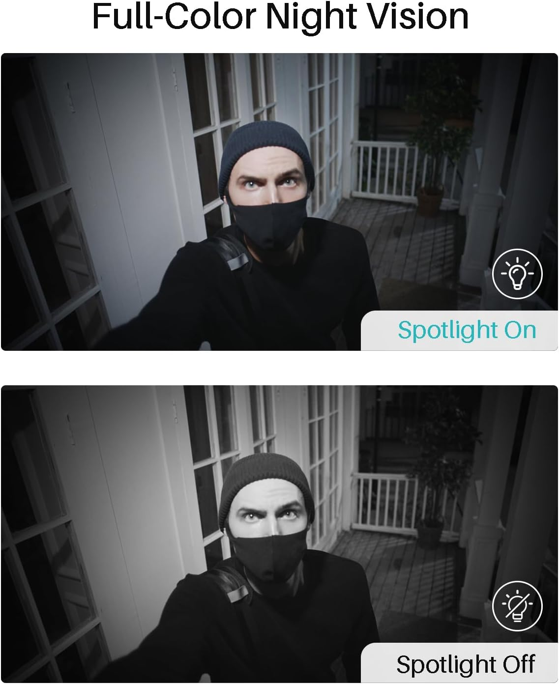 WUUK 2K Battery Operated Outdoor Security Camera Wireless, No Subscription, Wi-Fi Surveillance Home Security Camera System with Base Station, 32GB Free Local Storage, IP67, Compatible with Alexa image number 1