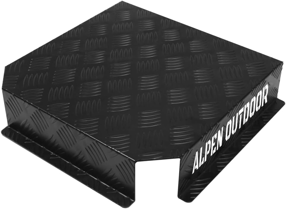 Alpen Outdoor Base Mount 2Mm Thickness Aluminium Diesel Heater Fuel Tank Cover Double Side for 10L 15L Fuel Tank Black