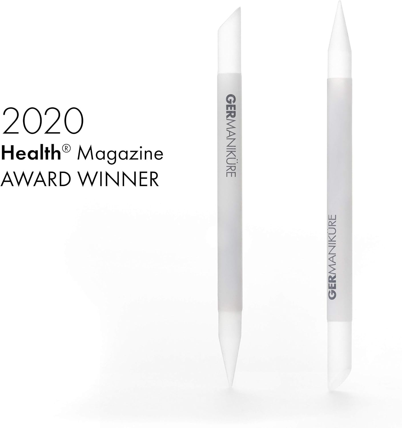 Germanikure 4Pc Genuine Crystal Glass Nail File Set - Moon File, Manicure Stick, Nail File, Pedicure Bar in Leather image number 6