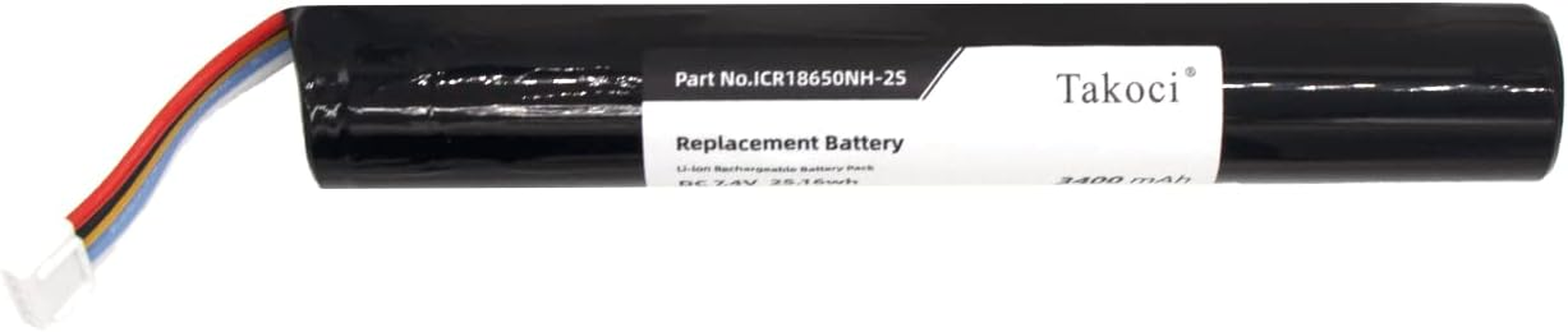 Replacement Battery Compatible with Beoplay A2 B&O Speaker Beolit 15 Beolit 17 Beoplay A2 Active PN J406/ICR18650NH-2S(7.4V/ 3400Mah) image number 3