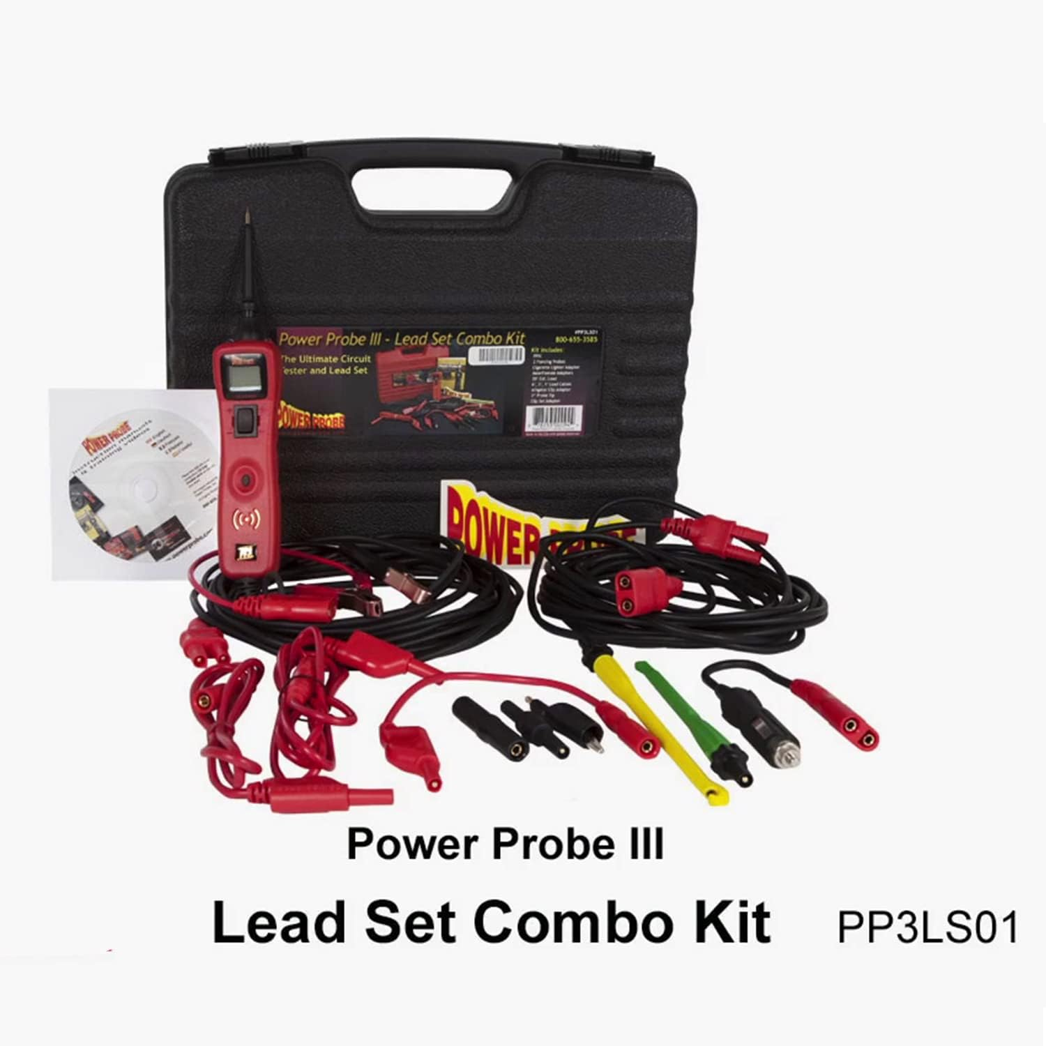Power Probe PP3LS01 Power Probe III Circuit Tester with PPLS01 Lead Set Kit image number 6