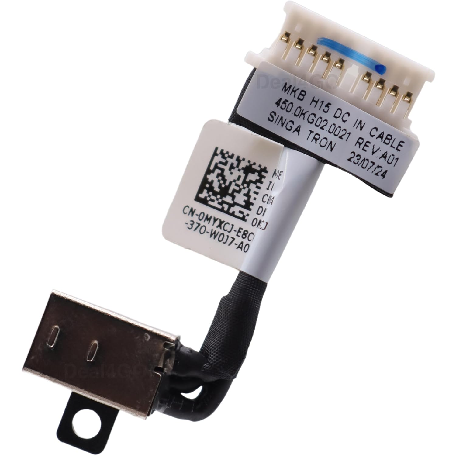 Deal4Go DC Power Jack Connector Cable MYXCJ 0MYXCJ Replacement for Dell Inspiron 15 7501 7500, Vostro 7500 image number 4