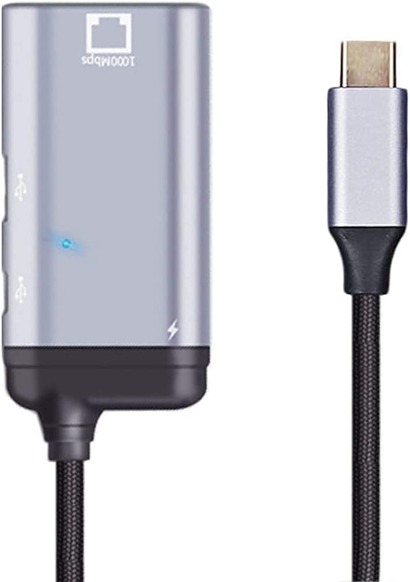 Xiwai USB-C Type-C USB3.1 to 1000Mbps Gigabit Ethernet Network LAN Adapter with Female PD Power Port image number 2