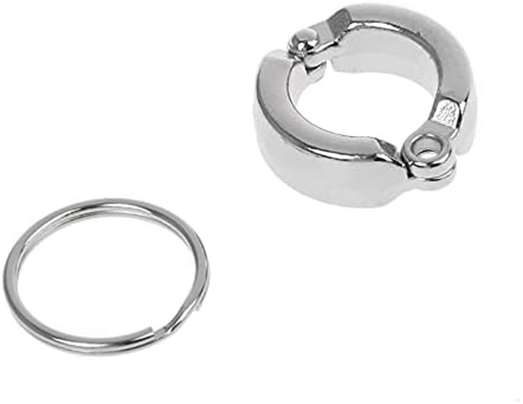 ROYJJ Bird Foot Rings Metal Parrot Leg Outdoor Fly Training Active Opening Clip Accessories for Small Large Birds image number 6