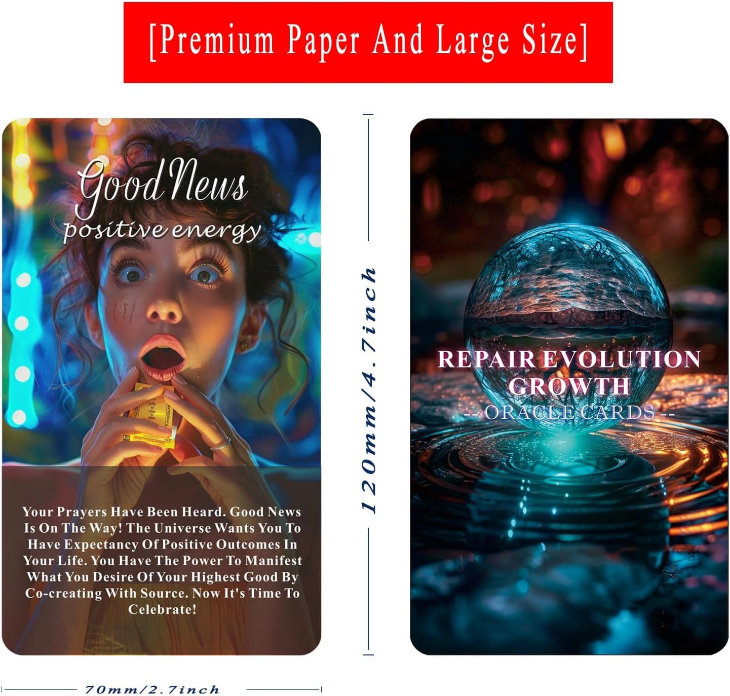 Healing Oracle Cards Deck, Oracle Cards Set, Oracle Cards for Beginners, Self-Healing Tool, That Helps You Discover What Needs to Shift or Release for Your Highest Good! image number 6