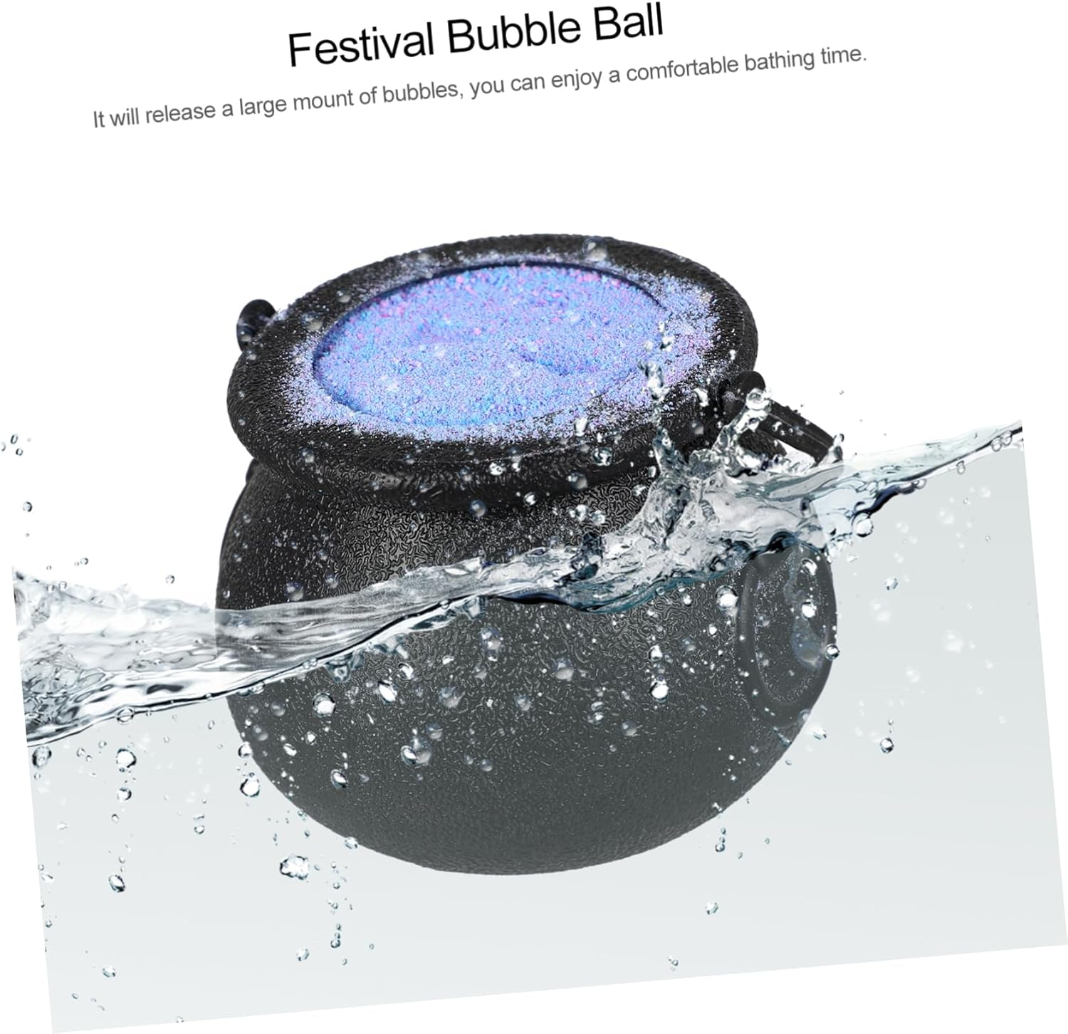 FOMIYES Witch Supply Product Halloween Boy Girl Colour Natural Bath Bead Toy Bubble Ball Decoration Favor Bathroom Cauldron Favour Glitter Steamer Salt Gift Homemade Natural Bathbomb Dust Additive Oil Soap Drop Japanese Tablet Wand Stuff Pumpkin Bathtub Lavender Surprise Adult Spice Gun Pearl Milk Halloween Bathboms Bowl Eyptisn Balloon Blower Bathboms Bathbomb Bucket Homemade Diy Inflatable Work Nourish Giant Net Summer Blaster House Color Bc Liquid Maker Foam image number 5