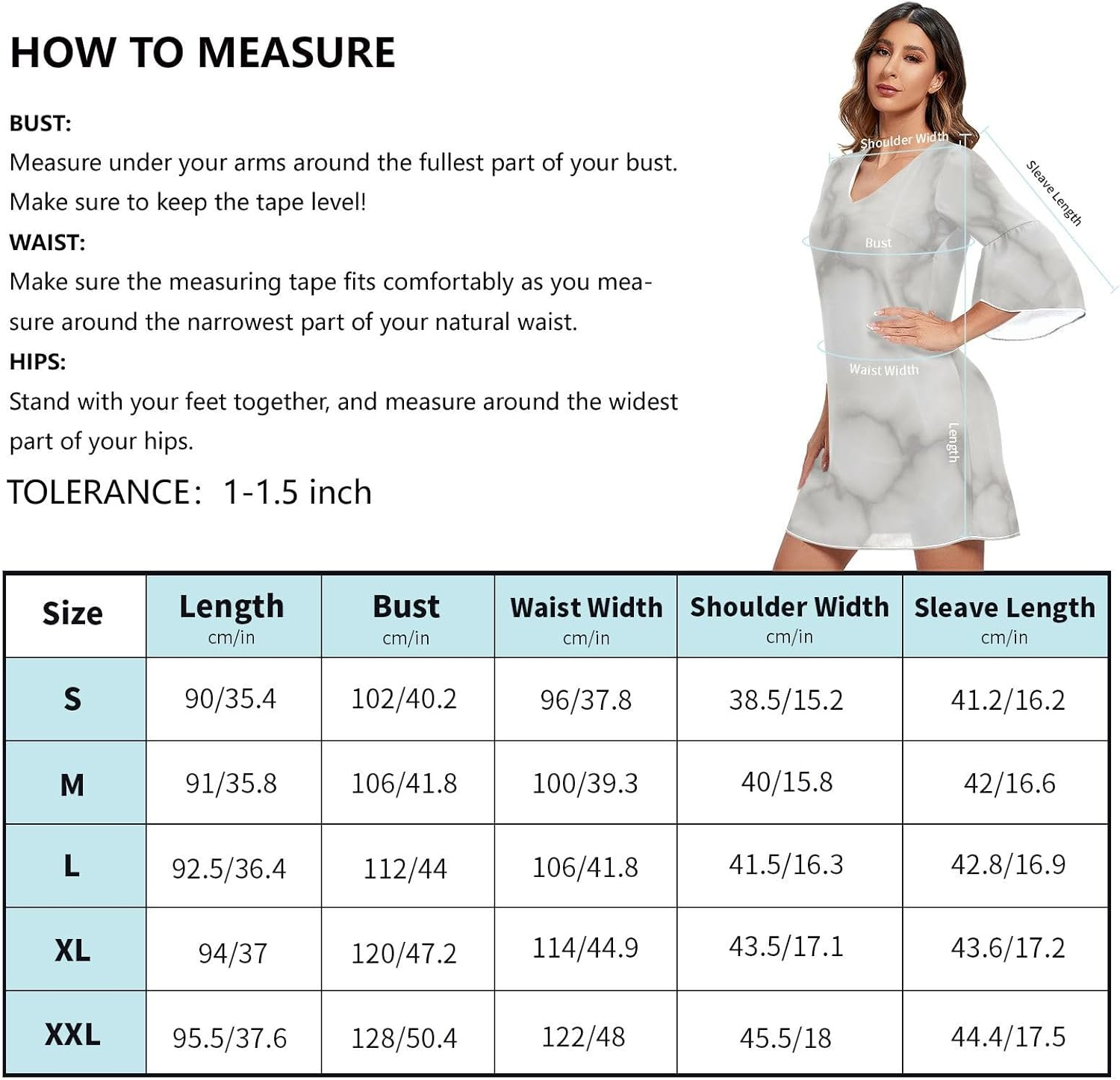 Marble Grey Elegant V Neck Dress Printed Line Maternity Dress image number 1