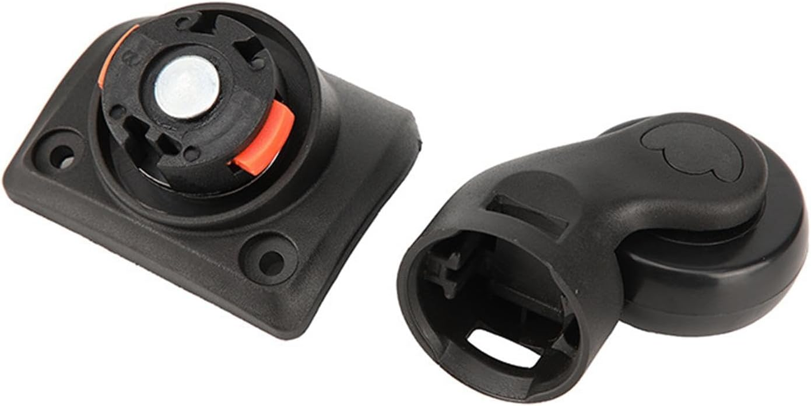 Magideal 2 Pieces Luggage Wheels Suitcase Wheels Swivel Casters Luggage Mute Wheel Durable 360 Rotation Travelling Bag Suitcase Repair Wheels