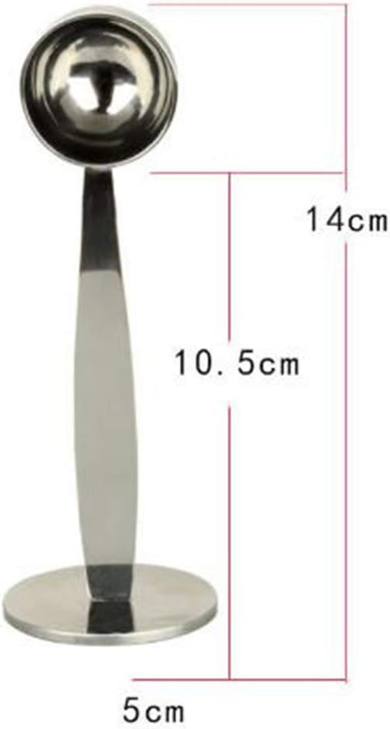 Simple Hot Espresso Stand Coffee Measure Tamper Spoon Durable Stainless Steel Coffee Tea Tools Home round Tampers Coffee Accessories