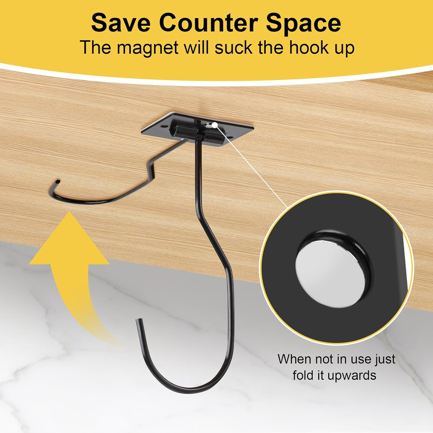 Banana Hook 2P (Black) image number 1