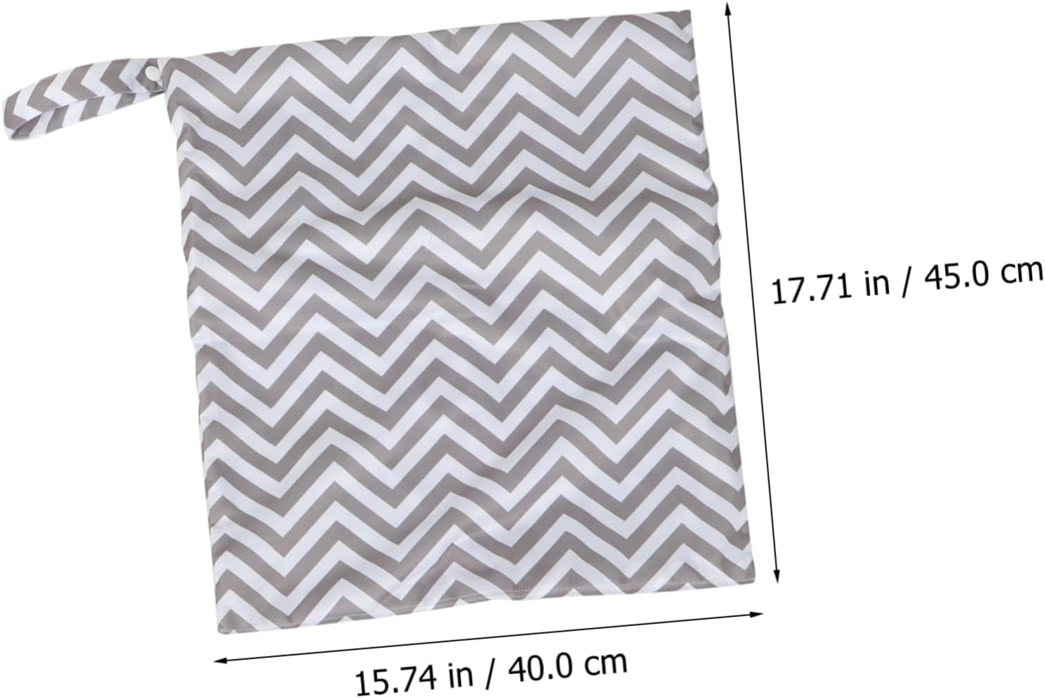 3Pcs Diaper Storage Bag Reusable Wet Dry Storage Pouches for Nursery Travel Multiple Compartments image number 2