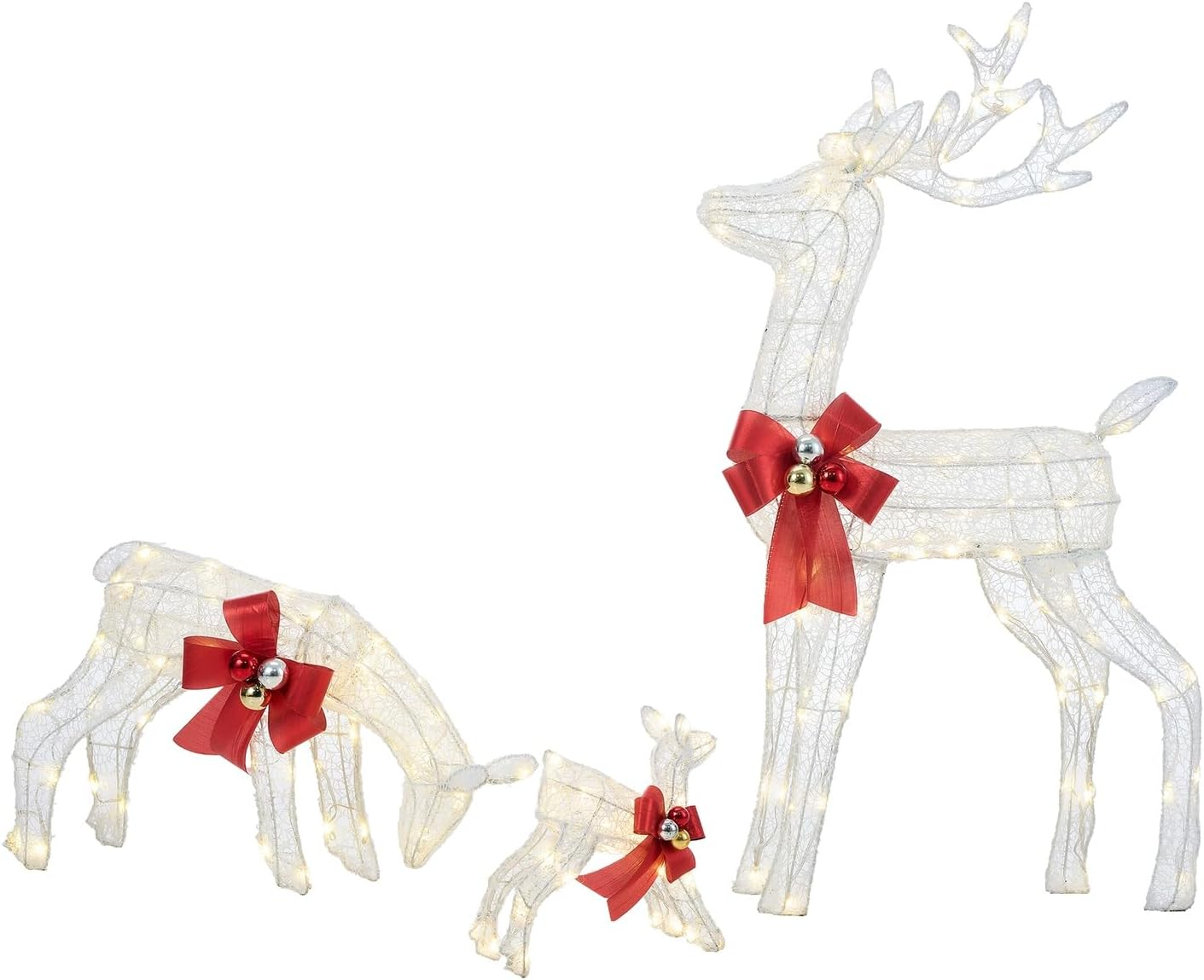 Tinseltown Christmas Lights LED 3PCS Reindeer Family Xmas Decor Indoor Outdoor image number 5