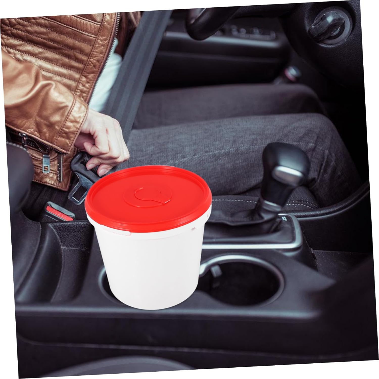 Multipurpose Wipes Bucket for Car Home Refillable Wipes Container Storage image number 1