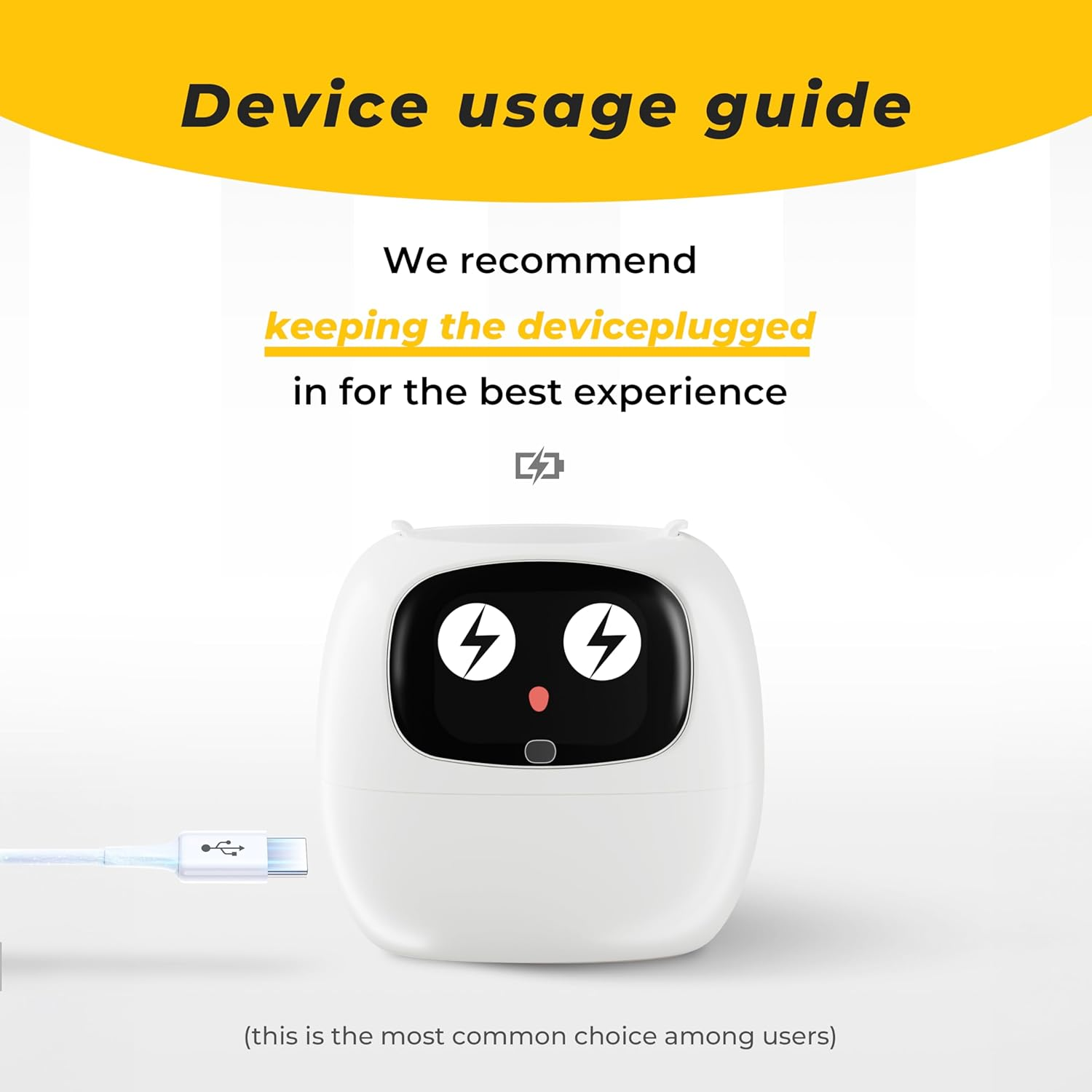 Smart Pet Planter Robot Guidance on Plant Care with Emojis, Adorable Plant Companion with Rich Gesture Interaction, Neat Desk Setup Gift(Green) - Nemo image number 4