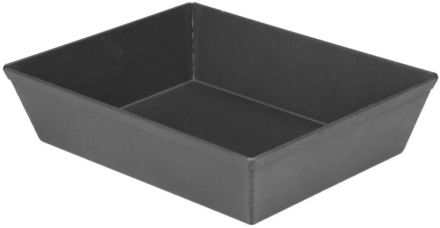 Lloydpans Kitchenware 8 Inch by 10 Inch by 2.5 Inch Detroit Style Pizza Pan, Pre-Seasoned, Stick Resistant, Made in the USA, Black image number 3